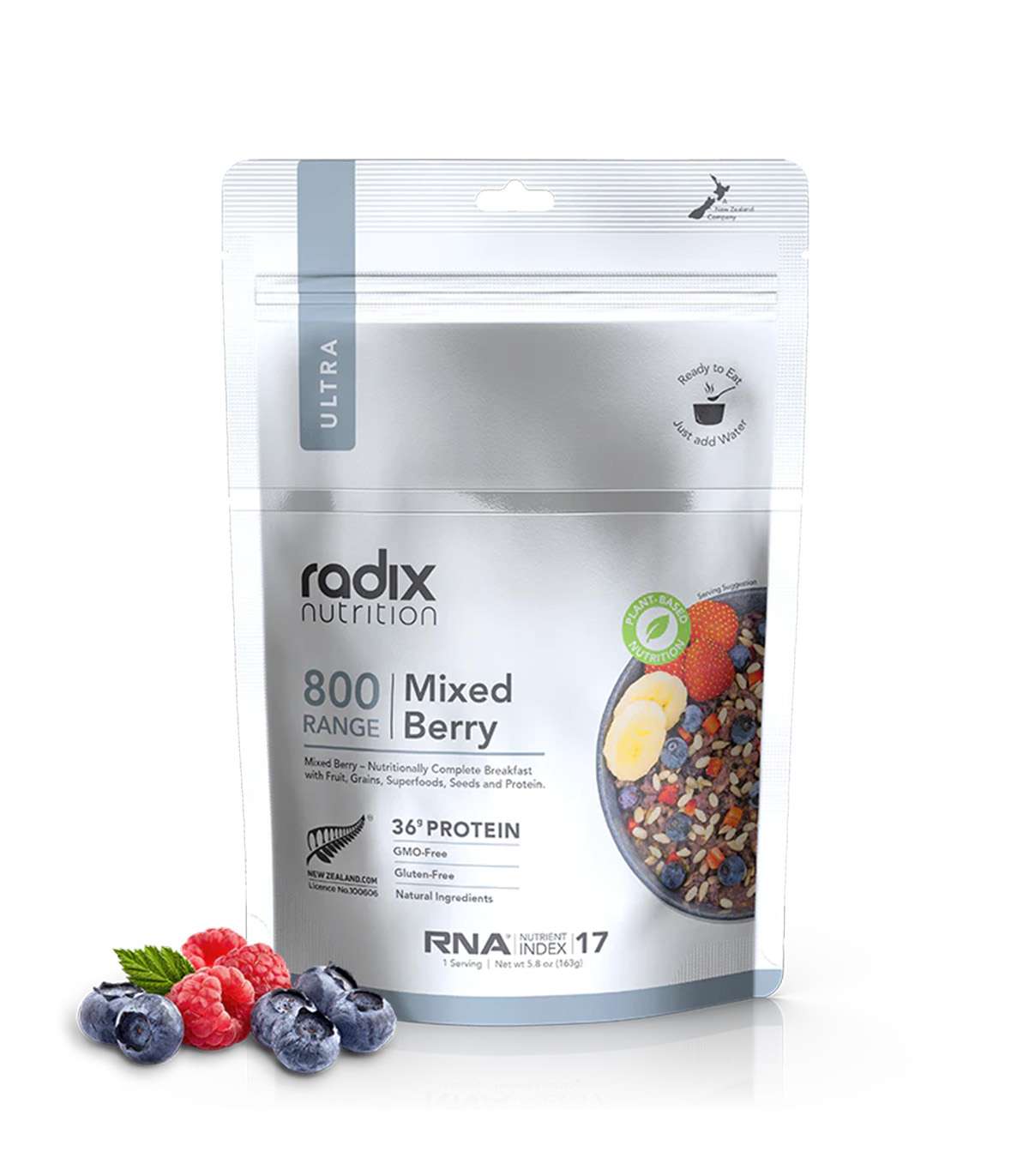 Radix Ultra Freeze Dried Breakfasts 800KCal - GF